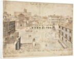 Eighteen Views of Rome: The Trevi Fountain, 1665 by Lievin Cruyl