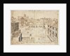 Eighteen Views of Rome: The Trevi Fountain, 1665 by Lievin Cruyl