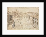 Eighteen Views of Rome: The Trevi Fountain, 1665 by Lievin Cruyl