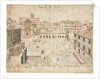 Eighteen Views of Rome: The Trevi Fountain, 1665 by Lievin Cruyl