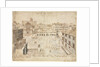 Eighteen Views of Rome: The Trevi Fountain, 1665 by Lievin Cruyl