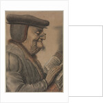 Elderly Man Reading a Book, first half 1600s by Nicolas Lagneau