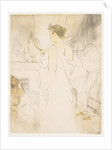 Elles: Woman with a Hand Mirror, 1896 by Henri de Toulouse-Lautrec