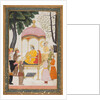 Enthroned Rama and Sita receive homage from their monkey and bear allies, c. 1765 by Unknown