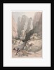 Entrance to Petra, the Theatre, 1839 by David Roberts