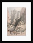 Entrance to Petra, the Theatre, 1839 by David Roberts