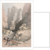 Entrance to Petra, the Theatre, 1839 by David Roberts