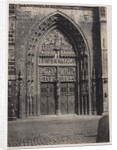 Entrance, St. Lorenz Cathedral, Nuremberg, c. late 1850's by Schrag (attributed to)