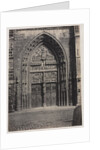 Entrance, St. Lorenz Cathedral, Nuremberg, c. late 1850's by Schrag (attributed to)