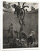 Essay on Stone with Brush and Scraper: The Bear Pit, 1851 by Adolph von Menzel