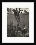 Essay on Stone with Brush and Scraper: The Bear Pit, 1851 by Adolph von Menzel