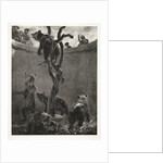 Essay on Stone with Brush and Scraper: The Bear Pit, 1851 by Adolph von Menzel
