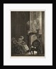 Essay on Stone with Brush and Scraper: Woman Reading at the Fireside, 1851 by Adolph von Menzel