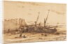 Étretat, 1854 by Charles-Émile Jacque
