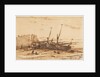 Étretat, 1854 by Charles-Émile Jacque