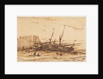 Étretat, 1854 by Charles-Émile Jacque