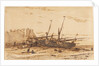 Étretat, 1854 by Charles-Émile Jacque