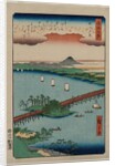 Evening Glow at Seta, from the series Eight Views of Omi, 1857 by Utagawa Hiroshige