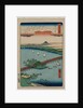 Evening Glow at Seta, from the series Eight Views of Omi, 1857 by Utagawa Hiroshige