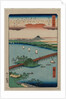 Evening Glow at Seta, from the series Eight Views of Omi, 1857 by Utagawa Hiroshige