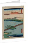 Evening Glow at Seta, from the series Eight Views of Omi, 1857 by Utagawa Hiroshige