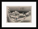 Evening Snow at Kambara, 1833 by Ando Hiroshige