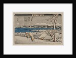 Evening Snow at Uchikawa, mid 1830s by Ando Hiroshige