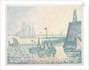Evening, The Jetty at Vlissingen, 1898 by Paul Signac