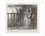 Exposition of Animals : Pl. 5, The Cow-Elephant, New Variety… by Honoré Daumier; Mon. Martinet