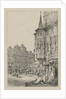 Facisimilies of Sketches made in Flanders and Germany: Hotel de Ville, Prague, 1833 by Samuel Prout
