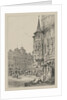 Facisimilies of Sketches made in Flanders and Germany: Hotel de Ville, Prague, 1833 by Samuel Prout