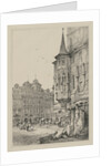 Facisimilies of Sketches made in Flanders and Germany: Hotel de Ville, Prague, 1833 by Samuel Prout