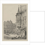 Facisimilies of Sketches made in Flanders and Germany: Hotel de Ville, Prague, 1833 by Samuel Prout