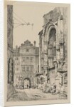 Facisimilies of Sketches made in Flanders and Germany: Thein Church, Prague, 1833 by Samuel Prout