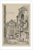 Facisimilies of Sketches made in Flanders and Germany: Thein Church, Prague, 1833 by Samuel Prout