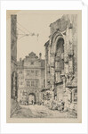 Facisimilies of Sketches made in Flanders and Germany: Thein Church, Prague, 1833 by Samuel Prout