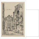 Facisimilies of Sketches made in Flanders and Germany: Thein Church, Prague, 1833 by Samuel Prout