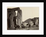 Fallen Statue at the Ramesseum, Thebes, 1857 by Francis Frith; William Mackenzie
