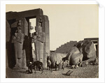 Fallen Statue at the Ramesseum, Thebes, 1857 by Francis Frith; William Mackenzie