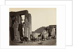 Fallen Statue at the Ramesseum, Thebes, 1857 by Francis Frith; William Mackenzie
