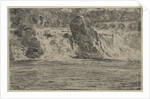 Falls of the Rhine at Schaffhausen, 1885 by Adolph von Menzel