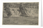 Falls of the Rhine at Schaffhausen, 1885 by Adolph von Menzel