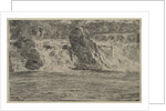 Falls of the Rhine at Schaffhausen, 1885 by Adolph von Menzel