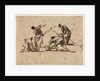 Farmers and Fisherman Working, 18th century by Francesco Guardi