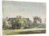 Farmhouse behind Trees, c. 1790 by Christoph Nathe