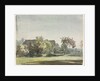 Farmhouse behind Trees, c. 1790 by Christoph Nathe