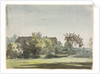 Farmhouse behind Trees, c. 1790 by Christoph Nathe