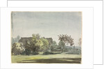 Farmhouse behind Trees, c. 1790 by Christoph Nathe