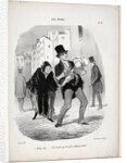 Fathers, plate 13: Come along, dear…, 1847 by Honoré Daumier