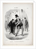 Fathers, plate 13: Come along, dear…, 1847 by Honoré Daumier